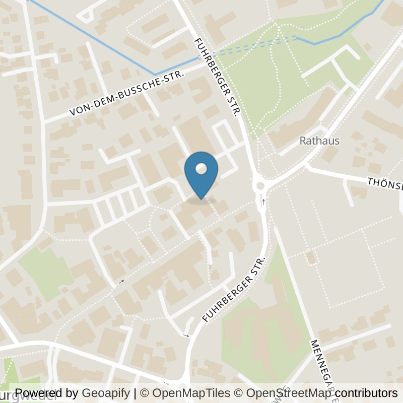 Map: location of EASYFITNESS EMS Großburgwedel in Burgwedel