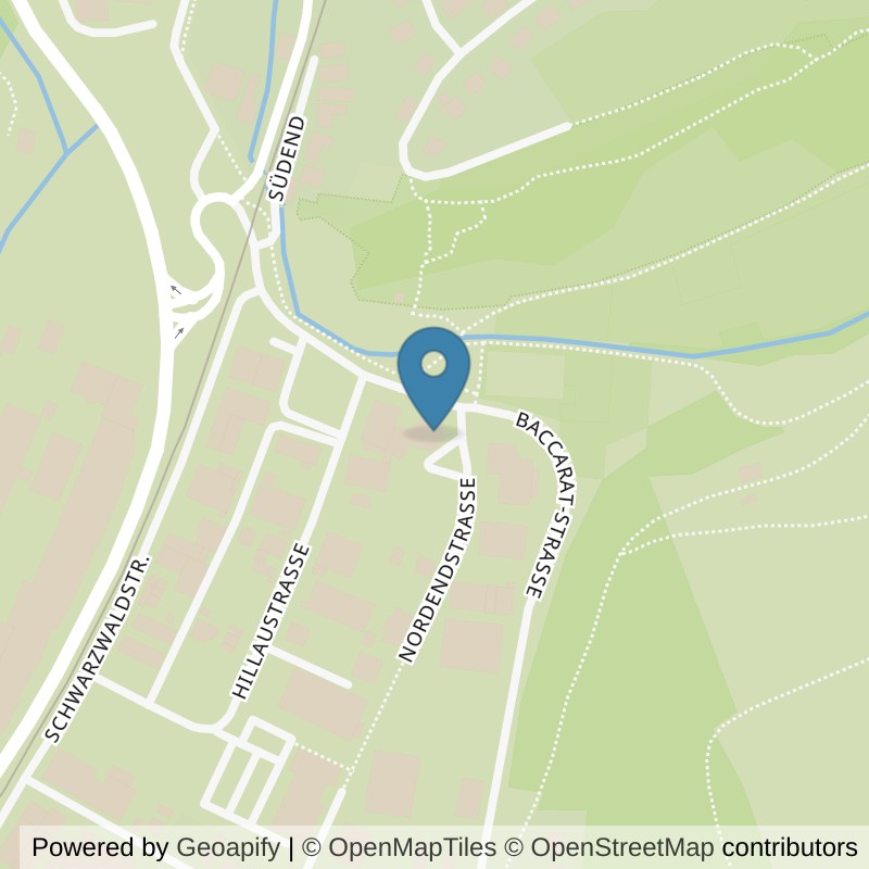 Map: location of EASYFITNESS Gernsbach -The Smart Gym- in Gernsbach