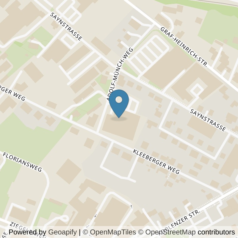 Map: location of EASYFITNESS Hachenburg in Hachenburg