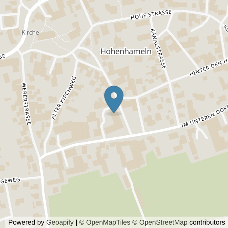 Map: location of EASYFITNESS Hohenhameln -The Smart Gym- in Hohenhameln