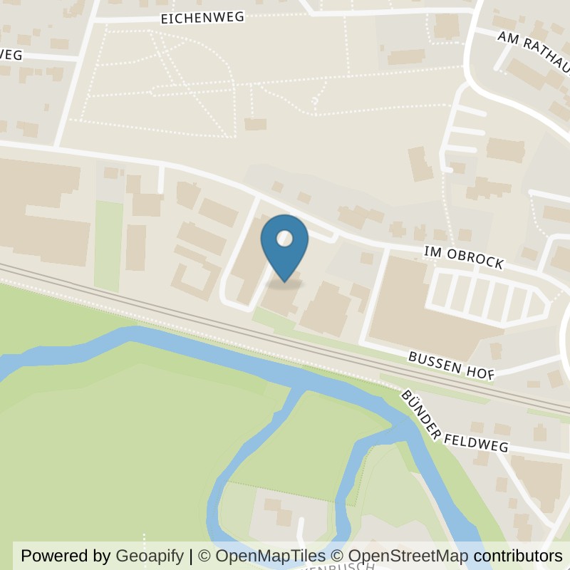Map: location of EASYFITNESS Kirchlengern in Kirchlengern