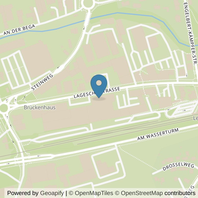 Map: location of EASYFITNESS Lemgo in Lemgo