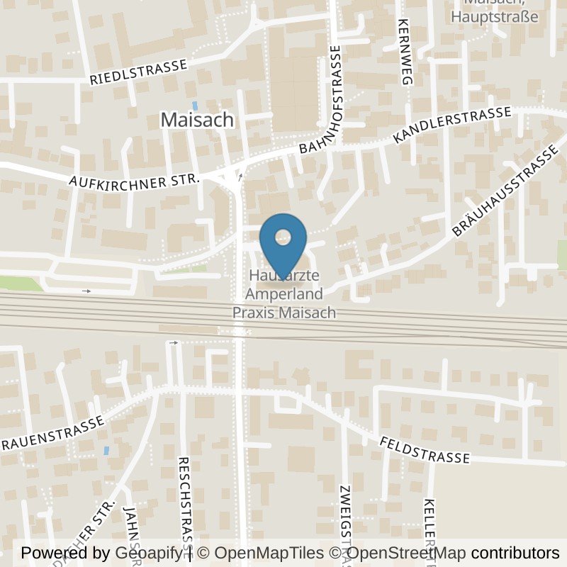 Map: location of EASYFITNESS Maisach in Maisach