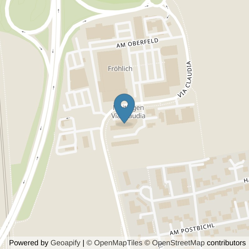 Map: location of Easyfitness Meitingen in Meitingen