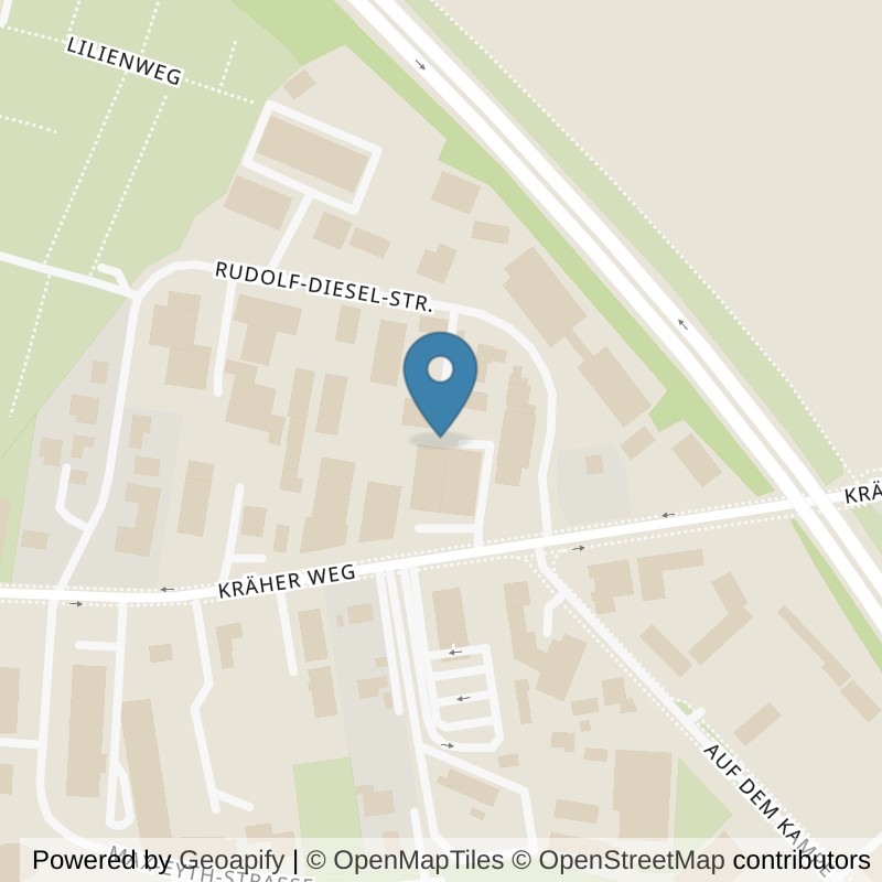 Map: location of EASYFITNESS Nienburg in Nienburg (Weser)