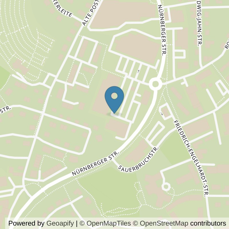 Map: location of EASYFITNESS Pegnitz in Pegnitz