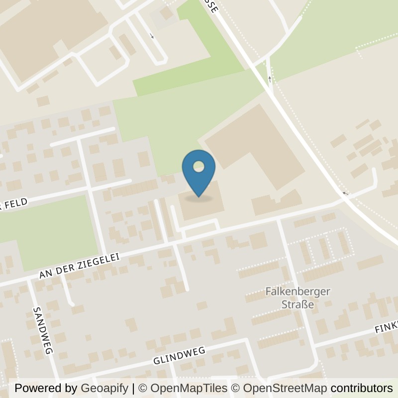 Map: location of EASYFITNESS Peine in Peine