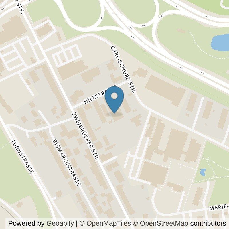 Map: location of EASYFITNESS Pirmasens in Pirmasens