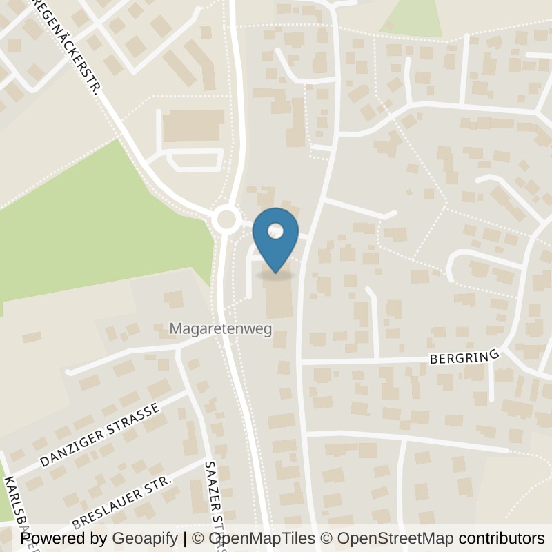 Map: location of EASYFITNESS Smart Gym Georgensgmünd in Goergensmünd