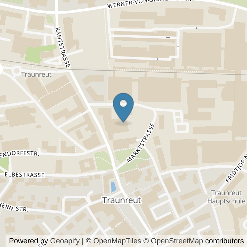 Map: location of Easyfitness Smartgym Traunreut in Traunreut