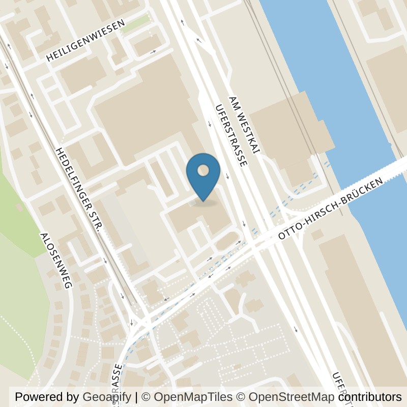 Map: location of EASYFITNESS Stuttgart-Hedelfingen in Stuttgart
