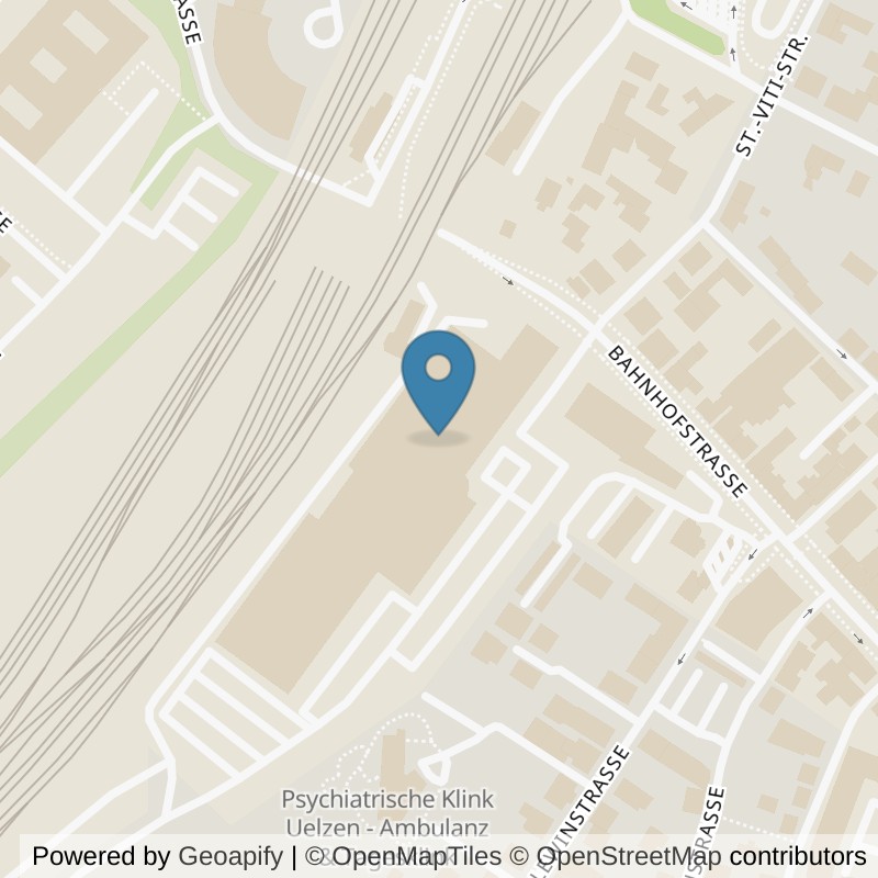 Map: location of Easyfitness Uelzen in Uelzen