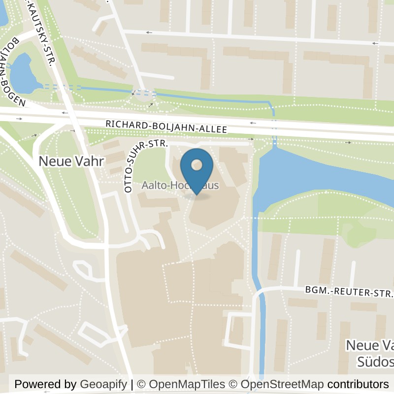 Map: location of EASYFITNESS Vahr in Bremen