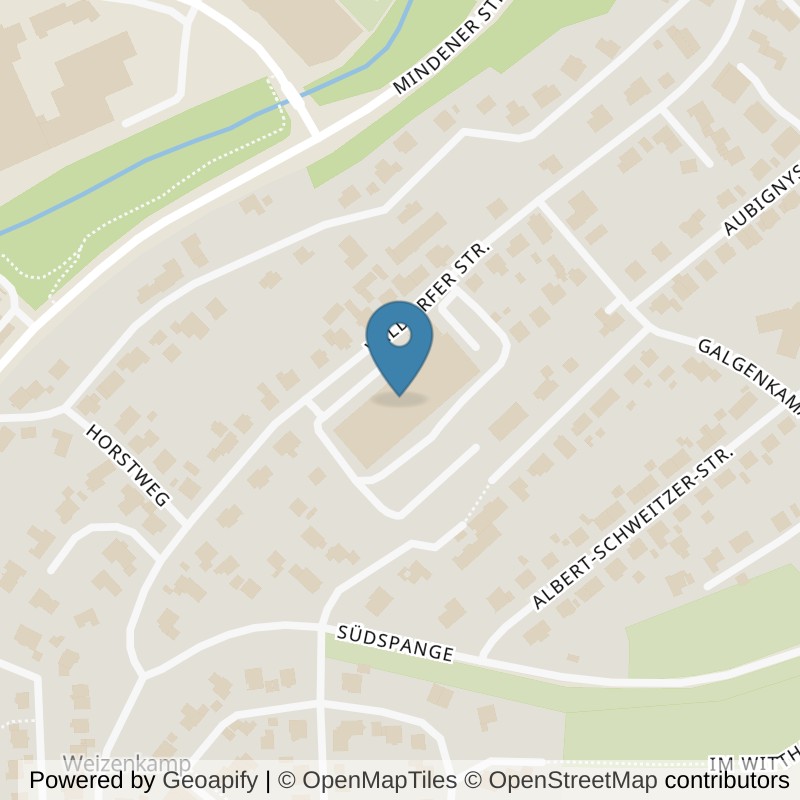 Map: location of EASYFITNESS Vlotho in Vlotho