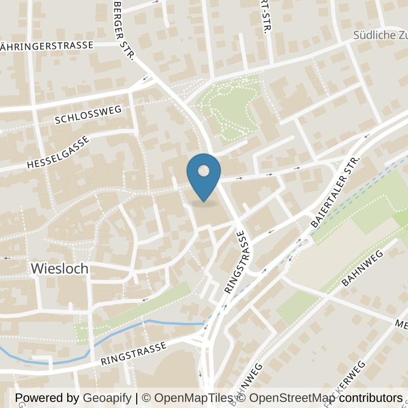 Map: location of EASYFITNESS Wiesloch in Wiesloch