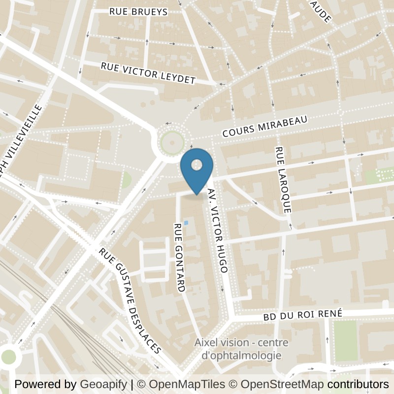 Map: location of easyGym Aix en Provence in Aix en Provence