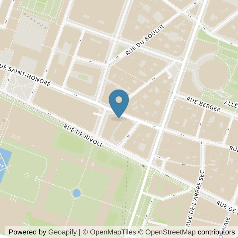 Map: location of easyGym Paris Palais Royal in Paris