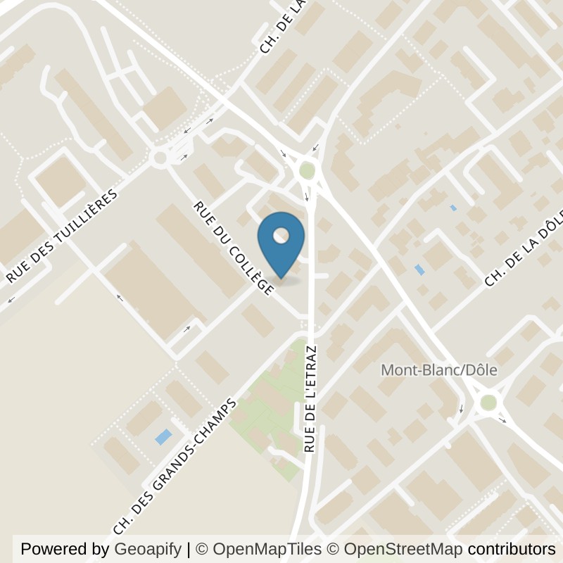 Map: location of Elaïa Studio in Gland