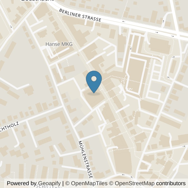Map: location of Elbfitness Geesthacht in Geesthacht