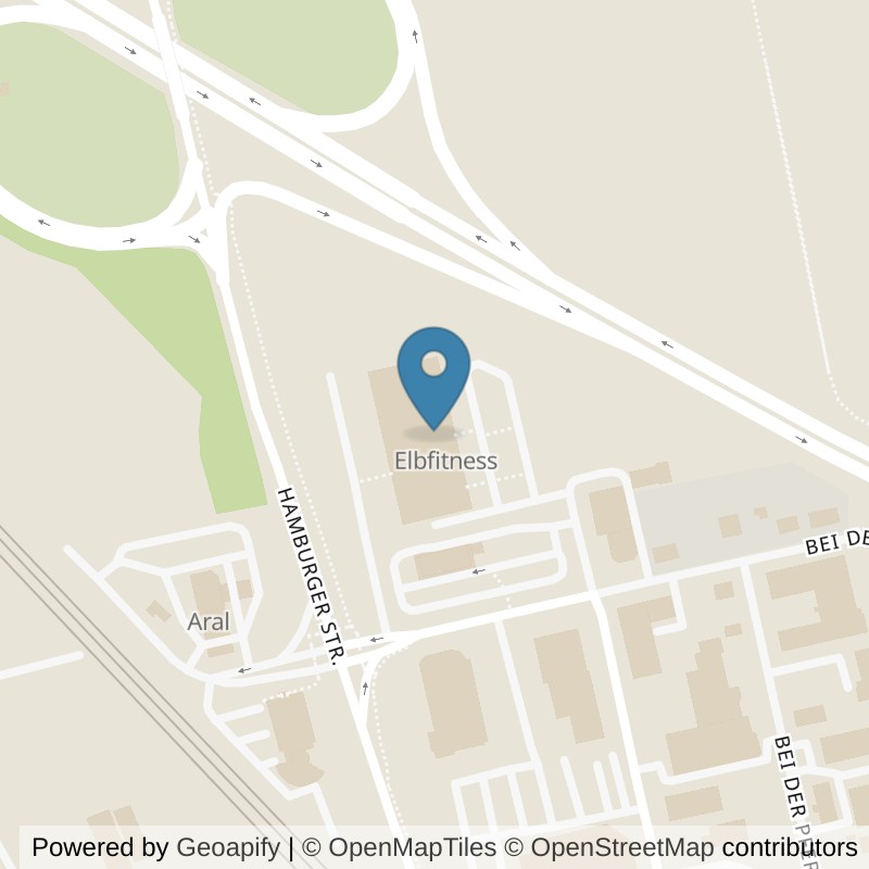 Map: location of Elbfitness Lüneburg in Lüneburg