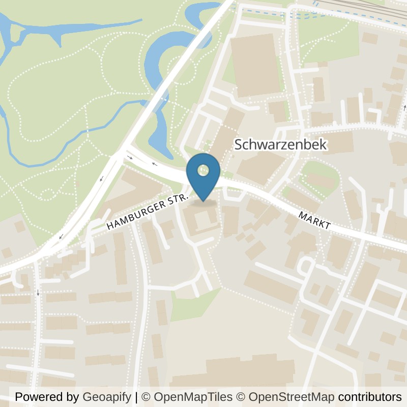 Map: location of Elbfitness Schwarzenbek in Schwarzenbek