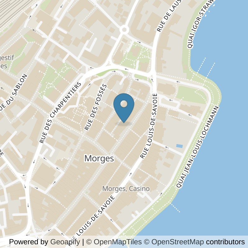 Map: location of Electrogym in Morges