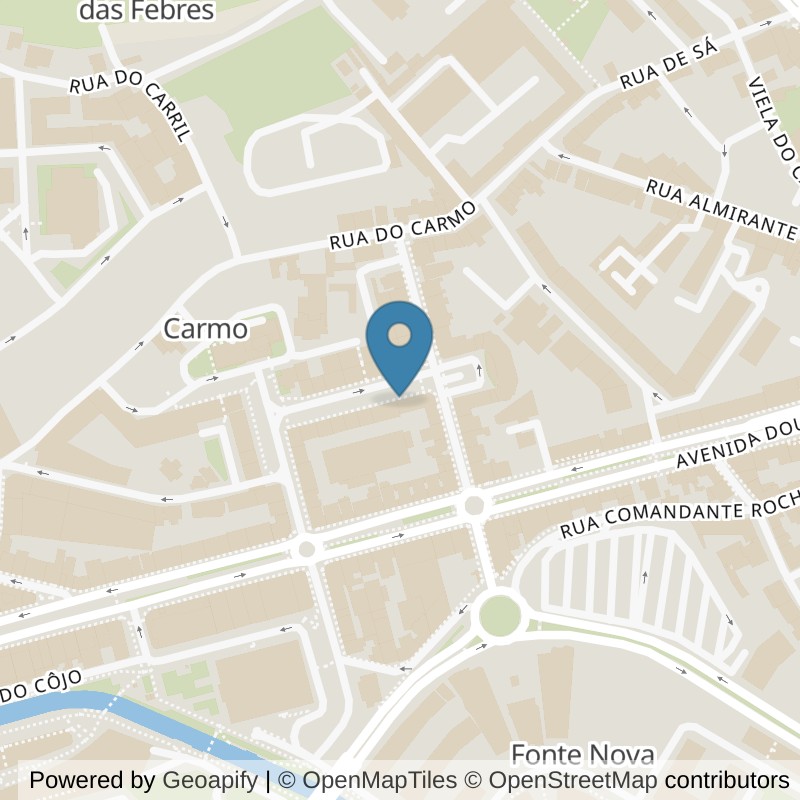 Map: location of Element Aveiro in Aveiro