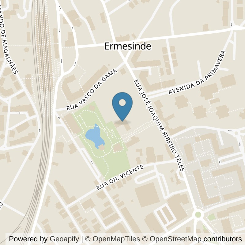 Map: location of Element Ermesinde in Ermesinde