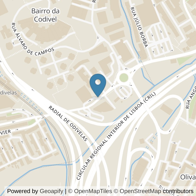 Map: location of Element Odivelas in Odivelas