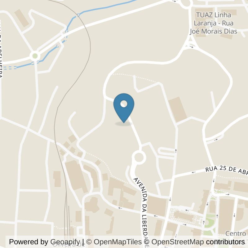 Map: location of Element Oliveira de Azeméis in Oliveira de Azeméis