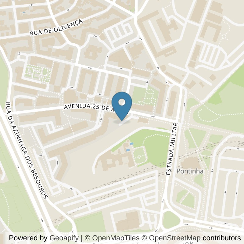 Map: location of Element Pontinha in Pontinha