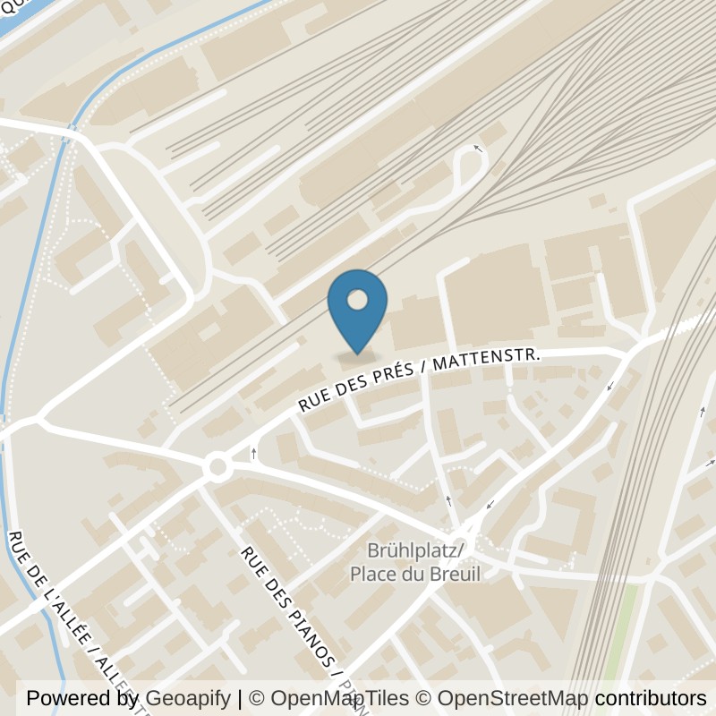 Map: location of Eleven Fitness in Biel