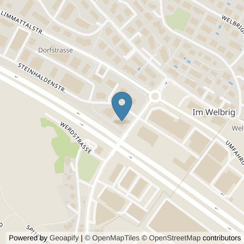 Map: location of Endless Fitness - Geroldswil in Geroldswil