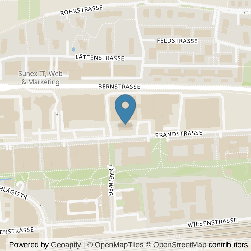 Map: location of Endless Fitness - Schlieren in Schlieren