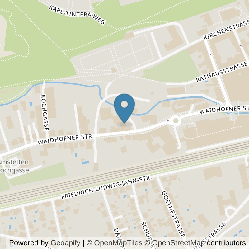 Map: location of Energy Fitness Studio GmbH - CENTRO in Amstetten