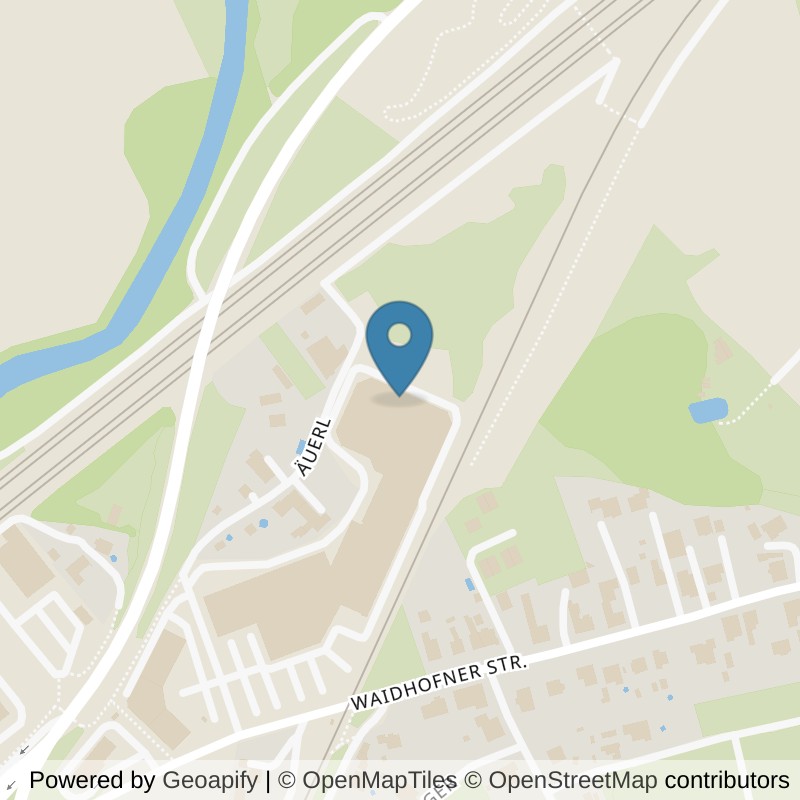 Map: location of Energy Fitness Studio - WestSideCity in Amstetten