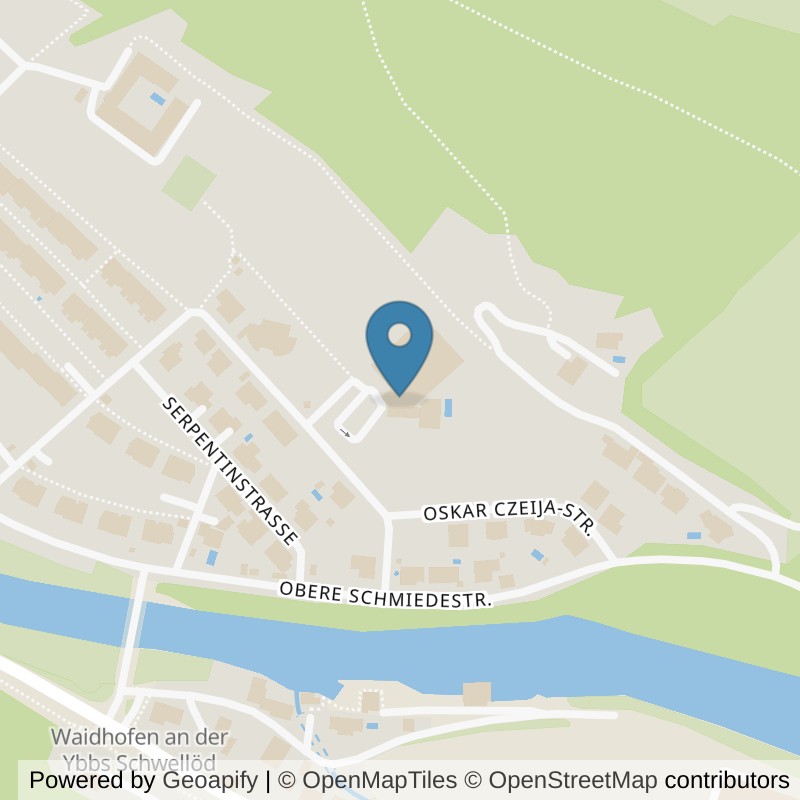 Map: location of Energy Fitness in Waidhofen an der Ybbs