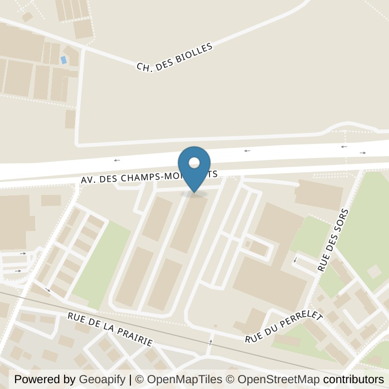 Map: location of Esprit Fitness Sàrl in Marin-Epagnier
