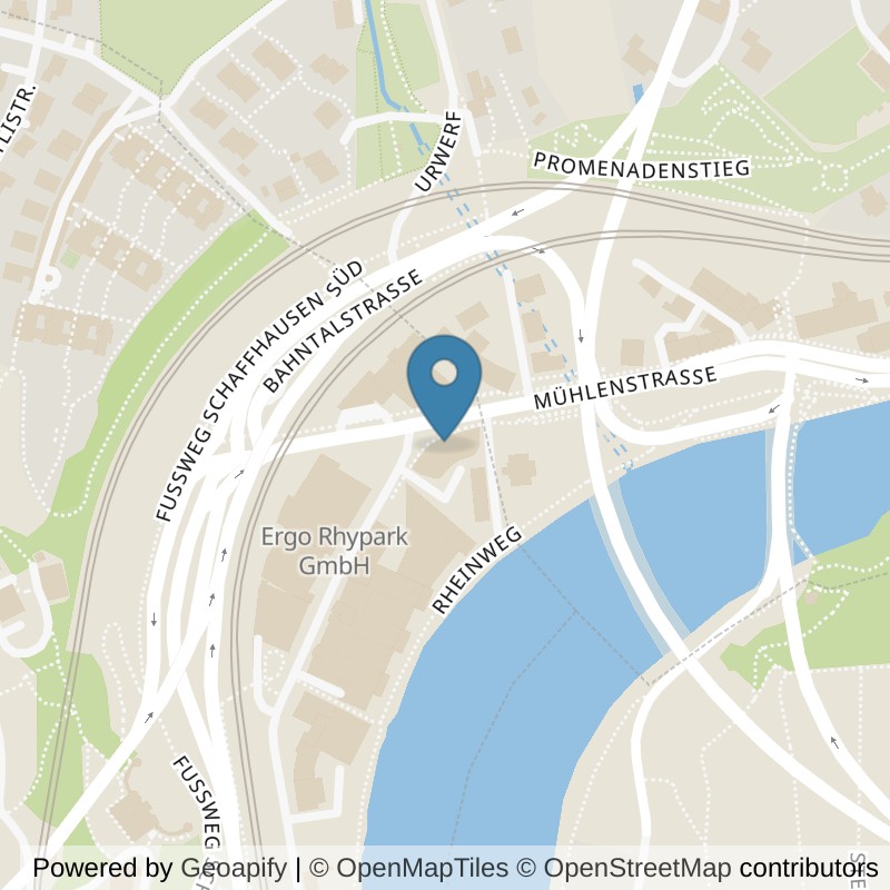 Map: location of eurofit in Schaffhausen