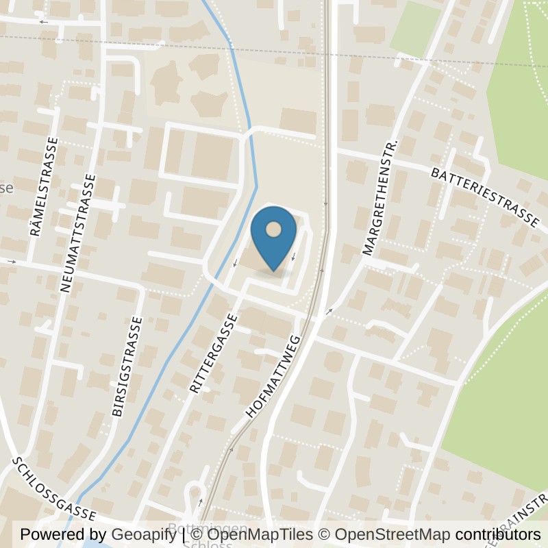 Map: location of EveryBody's Fitness Studio in Bottmingen