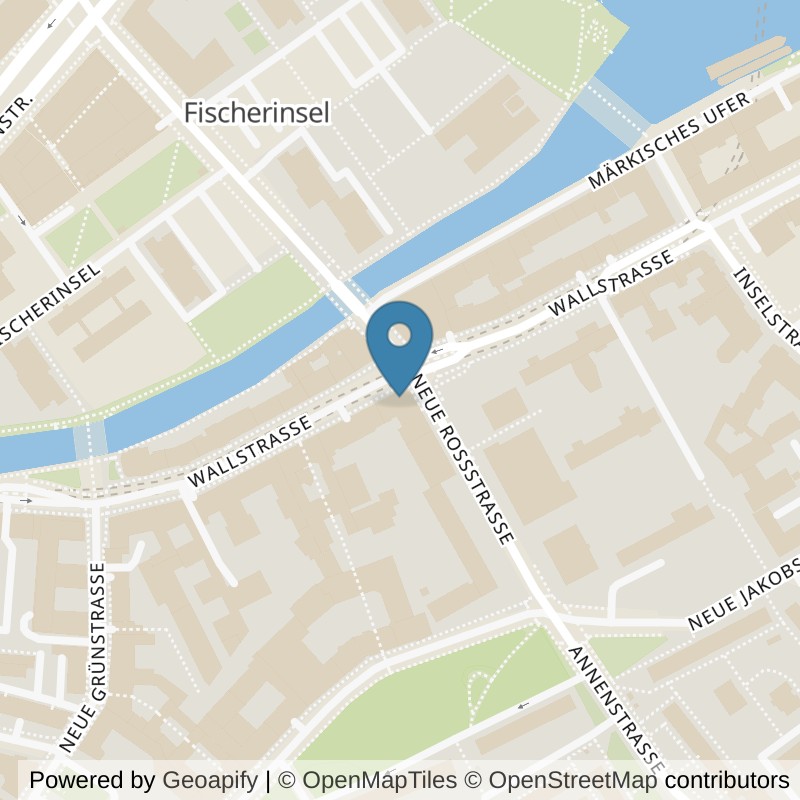 Map: location of EVO Fitness Berlin Spittelmarkt in Berlin