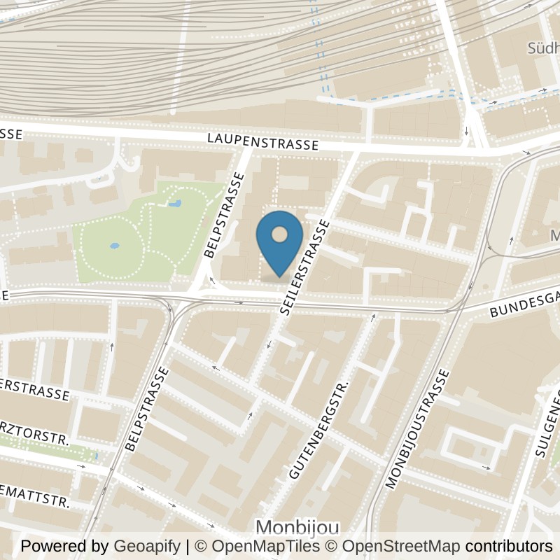 Map: location of EVO Fitness Bern in Bern