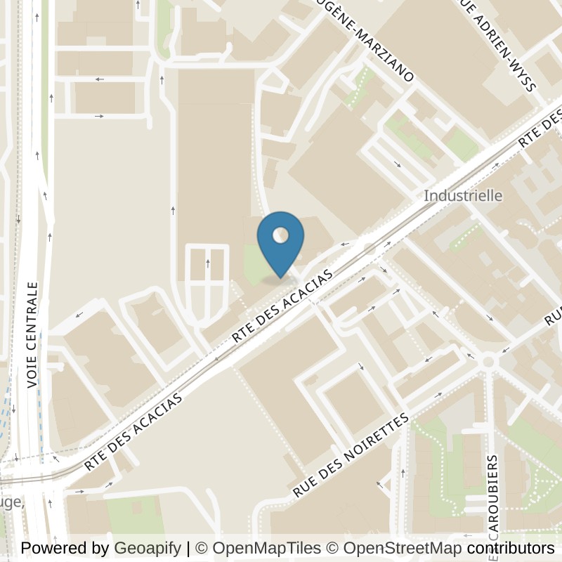 Map: location of EVO Fitness Genève Acacias in Genève