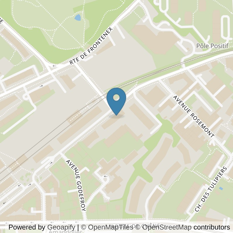 Map: location of EVO Fitness Genève Eaux Vives CEVA in Genève