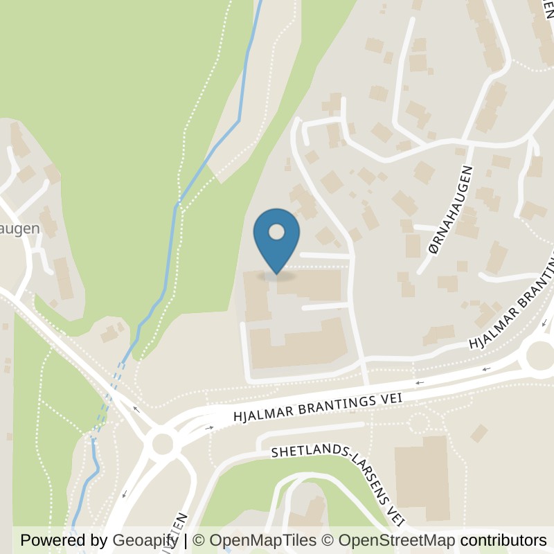 Map: location of EVO Fitness Fyllingsdalen in Fyllingsdalen