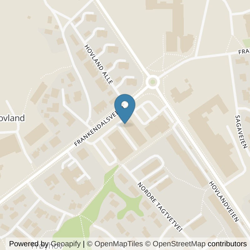Map: location of EVO Fitness Larvik in Larvik