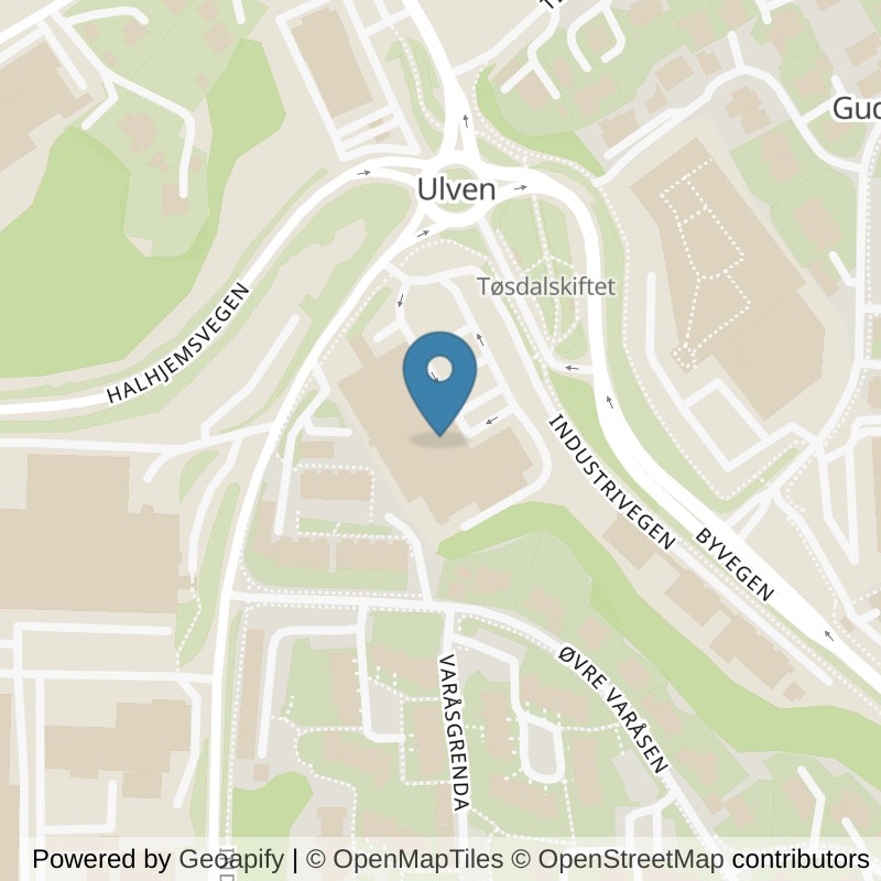Map: location of EVO Fitness Os in Os