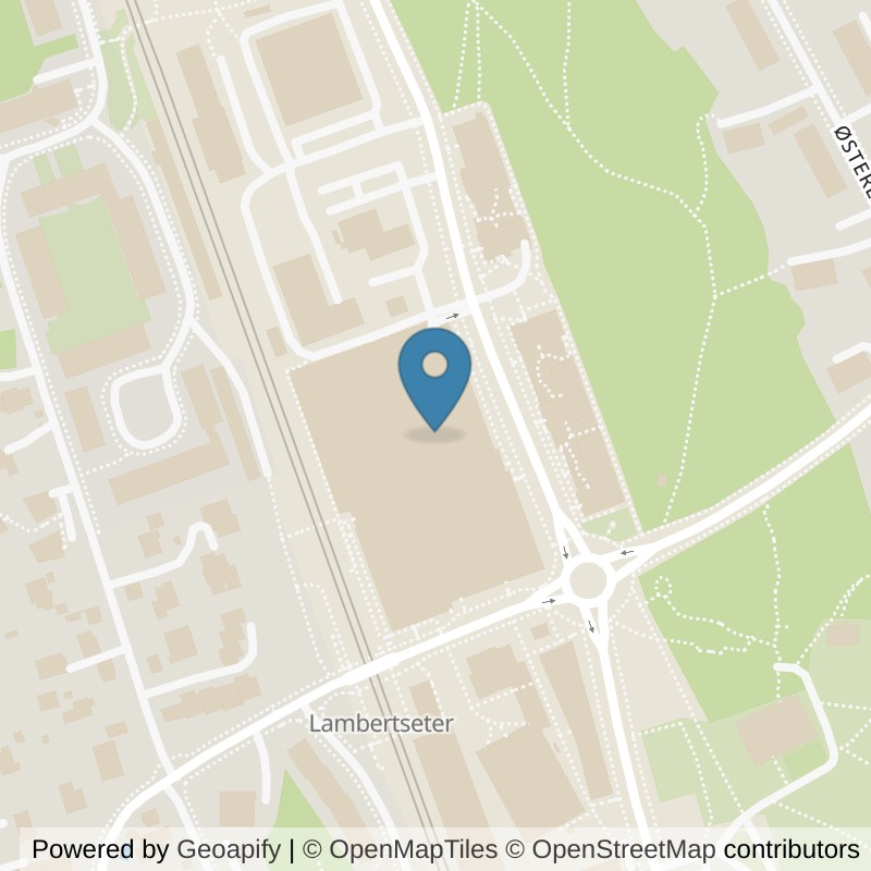 Map: location of EVO Fitness Lambertseter in Oslo