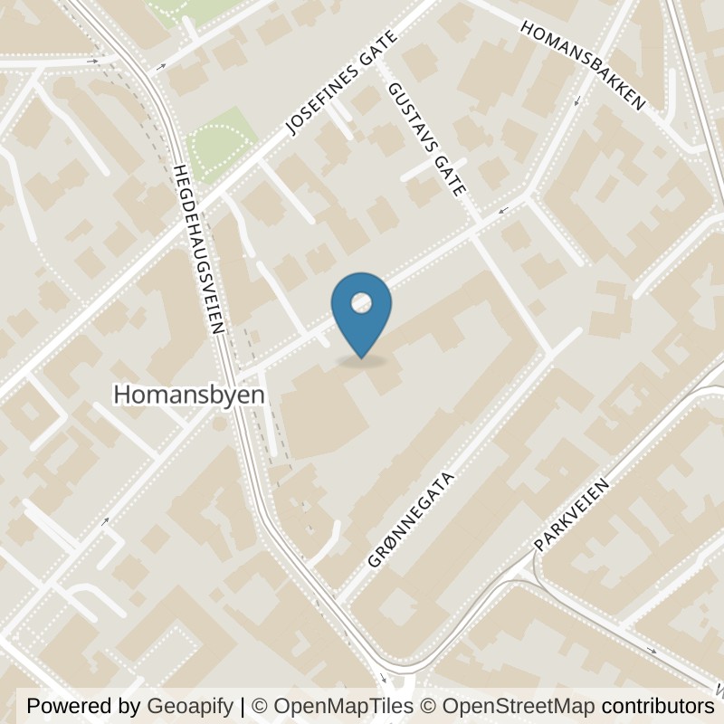 Map: location of EVO Fitness Oscarsgate in Oslo