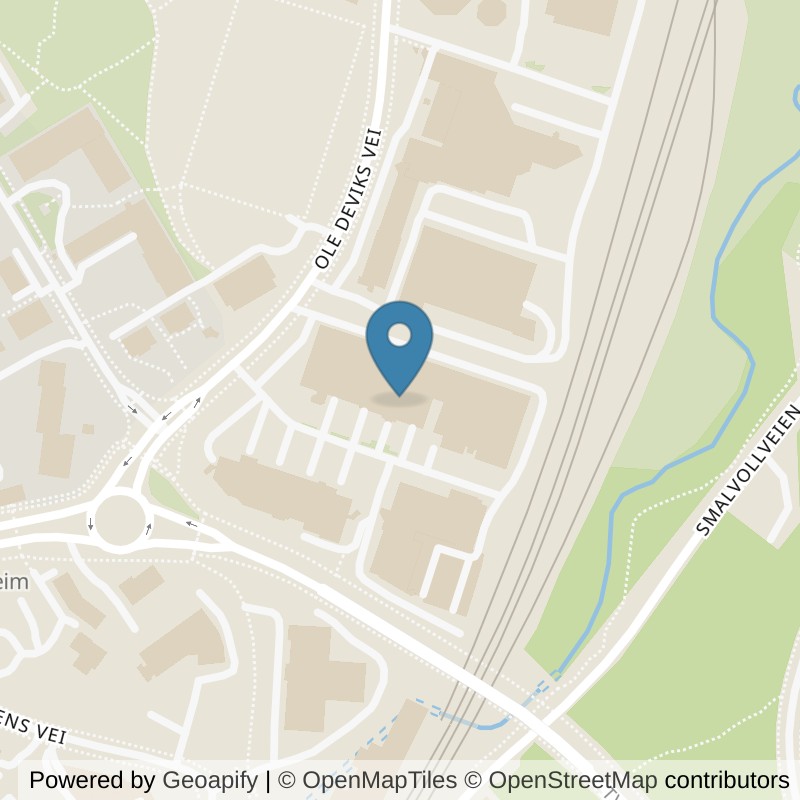 Map: location of EVO Fitness Teisen in Oslo